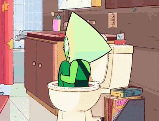 Steven Universe peridot toilet