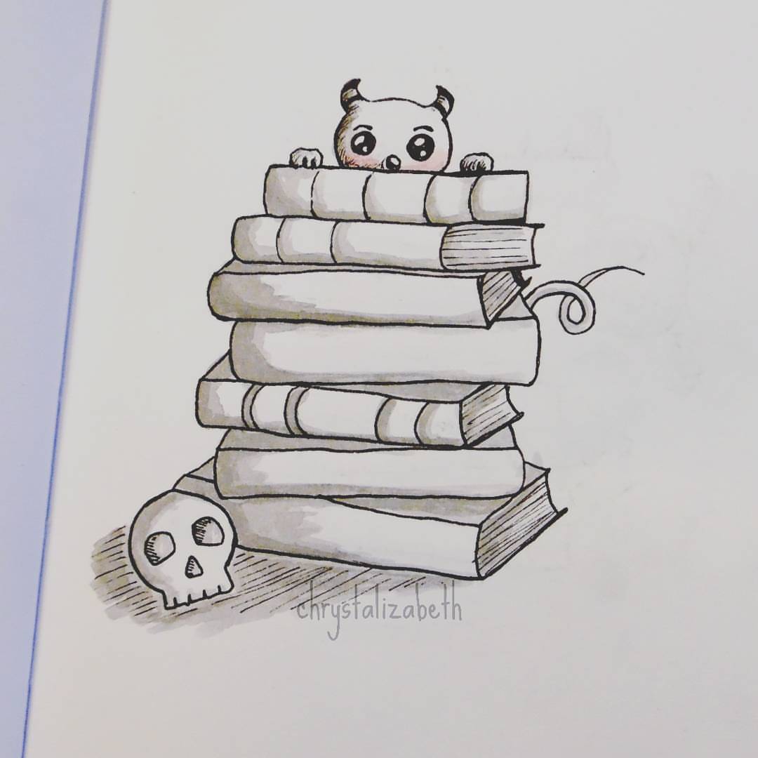 tumblr drawings cute #doodle #books doodle ðŸ˜Š #monster Little #book