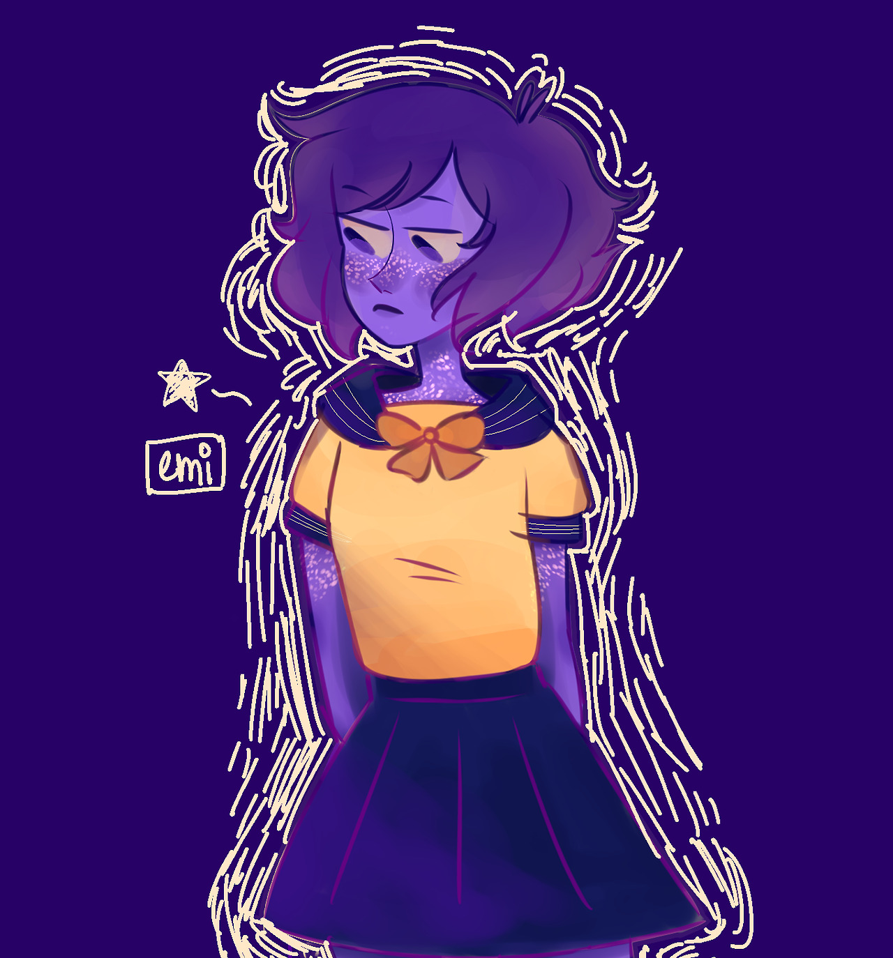 lapis in outfit f2, as requested by anon !!! i took some artistic liberties with the color paletter, but i hope you like it anyways !!! ;v;
