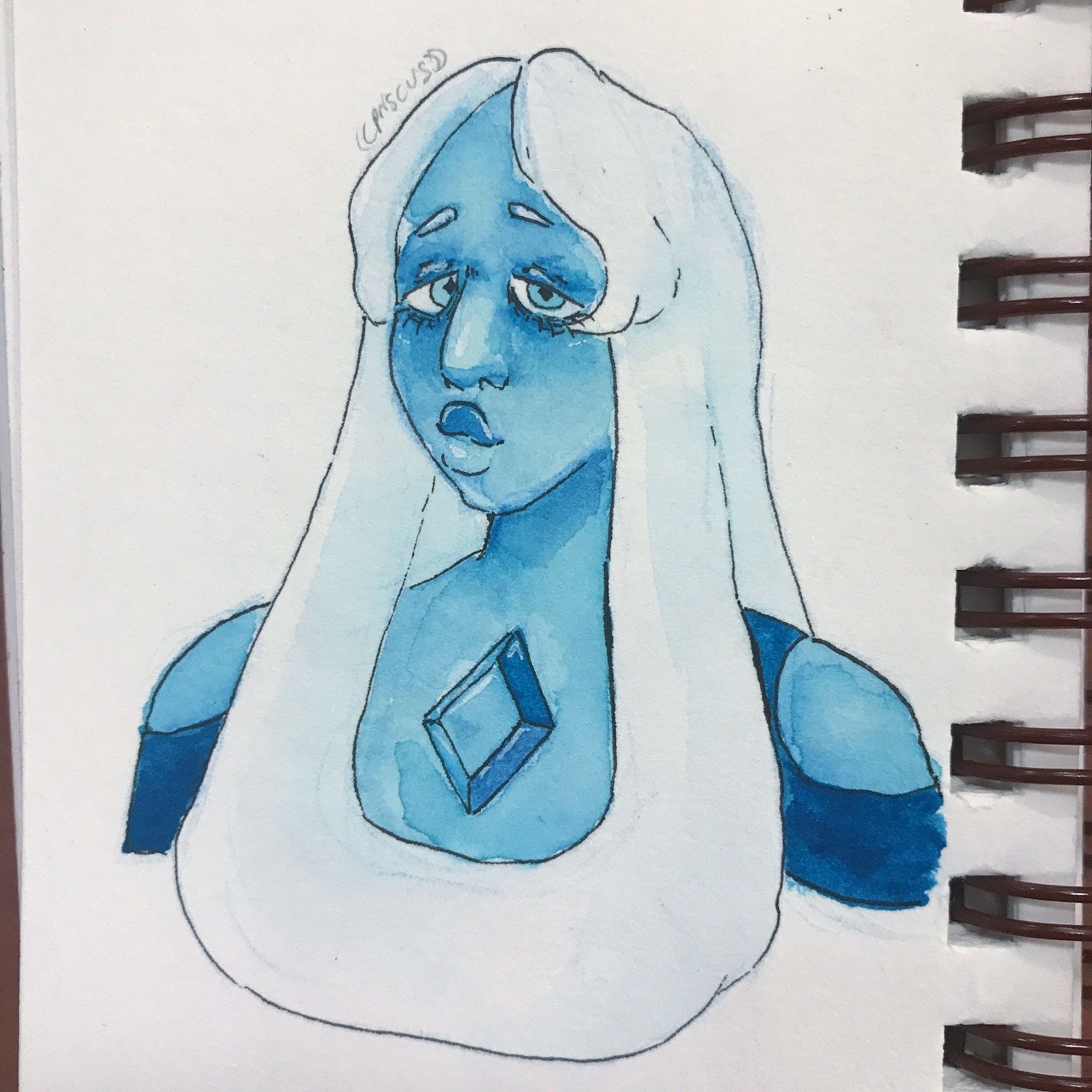 i have a really inconsistent blue diamond style…. left is from yesterday and the right is from earlier this year !!!!