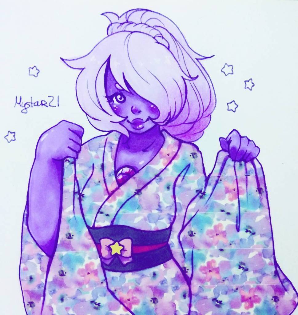 Gems on kimono 👘💕