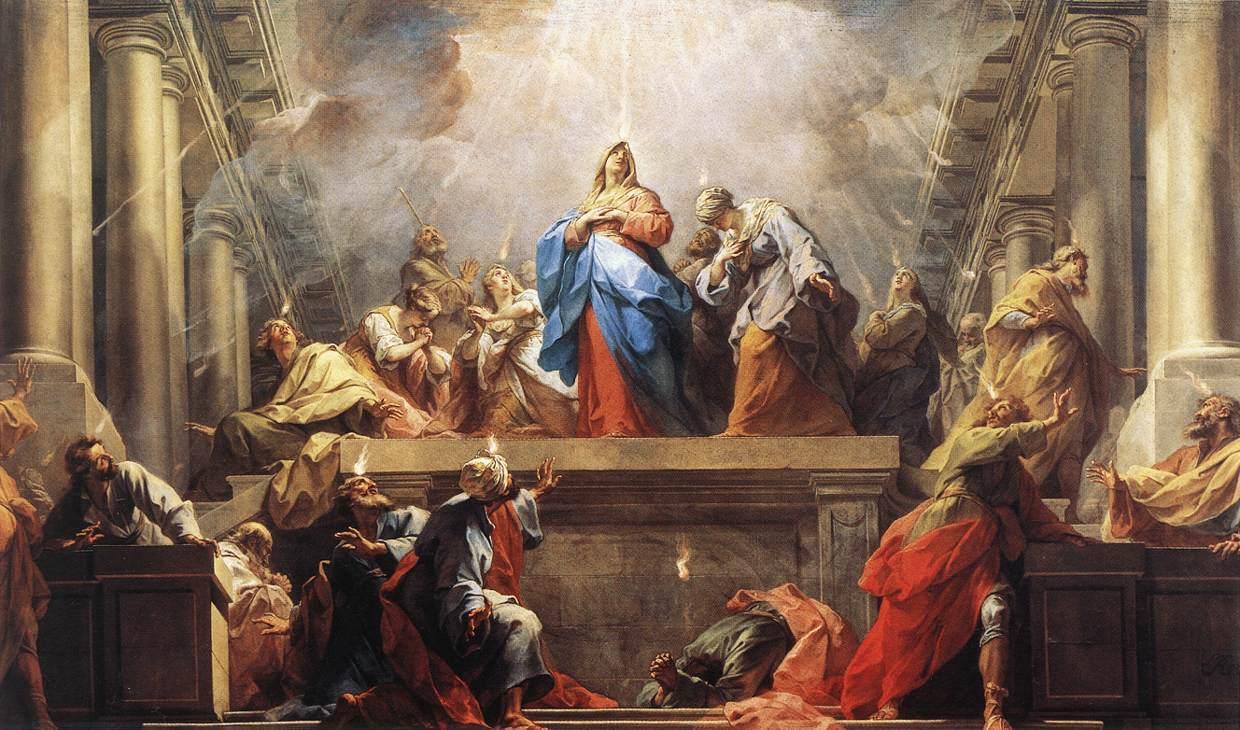 Pentecost, Jean II Restout, 1732