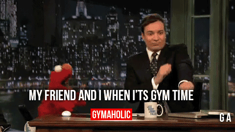 My Friend And I When It’s Gym Time