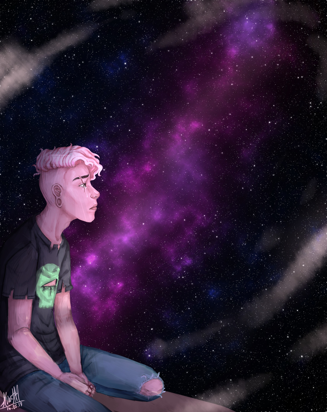 Pink Lars, cause Pink Lars makes me sad, yes :’) I’m p happy with this piece though, like so happy.