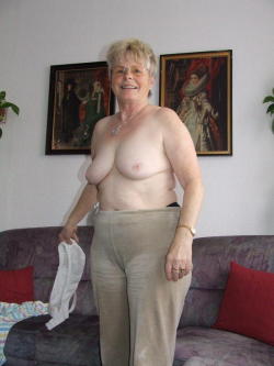 Topless Granny