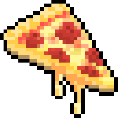 pixel art pizza