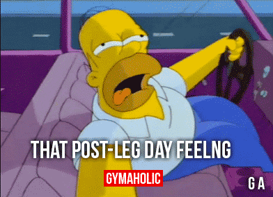 That Post-Leg Day Feeling