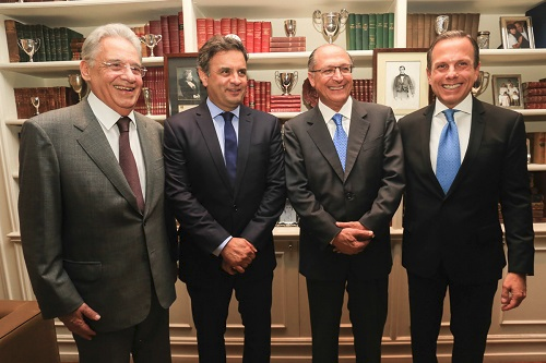 FHC,Aecio Neves,geraldo Alckmin e João Doria