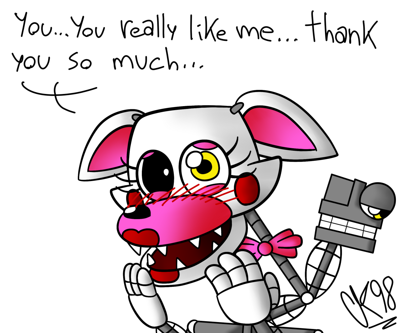 Cheatsy S Fnaf Blog — Trans Mangle Mangle Wants To Thank You For The