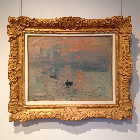 ”Le soleil levant” - Monet (Musée Marmottan Monet, Paris 16e)