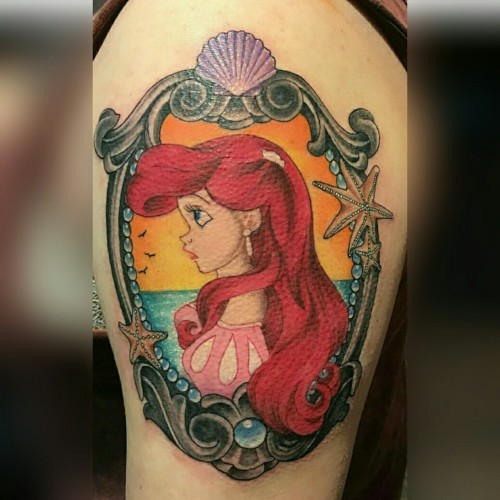 little mermaid tattoo on Tumblr