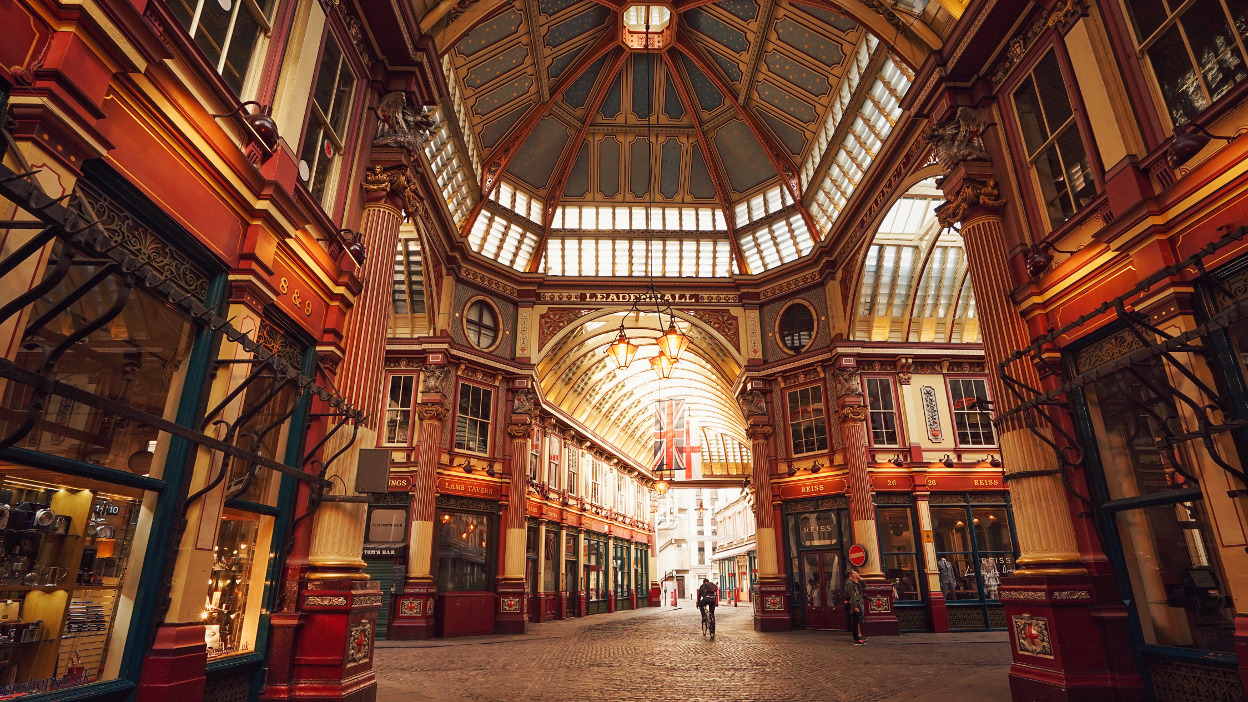 London - Leadenhall Market Otherwise known as the Diagon Alley film location in Harry Potter :)