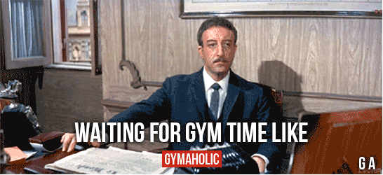 Waiting For Gym Time Like