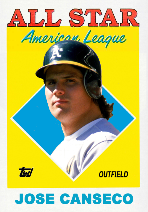Fun Cards: 1988 Topps All-Star Jose Canseco – The Writer's Journey