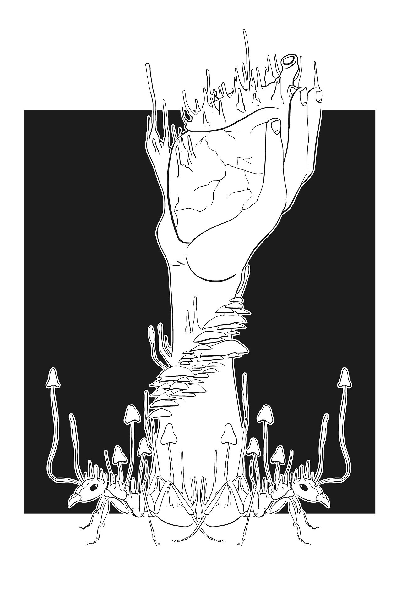 Heartache (Digital Illustration, Inks)