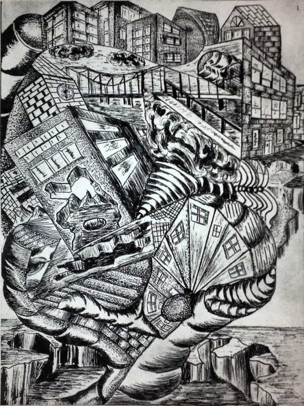 Perspective Shift Etching 8" X 11"