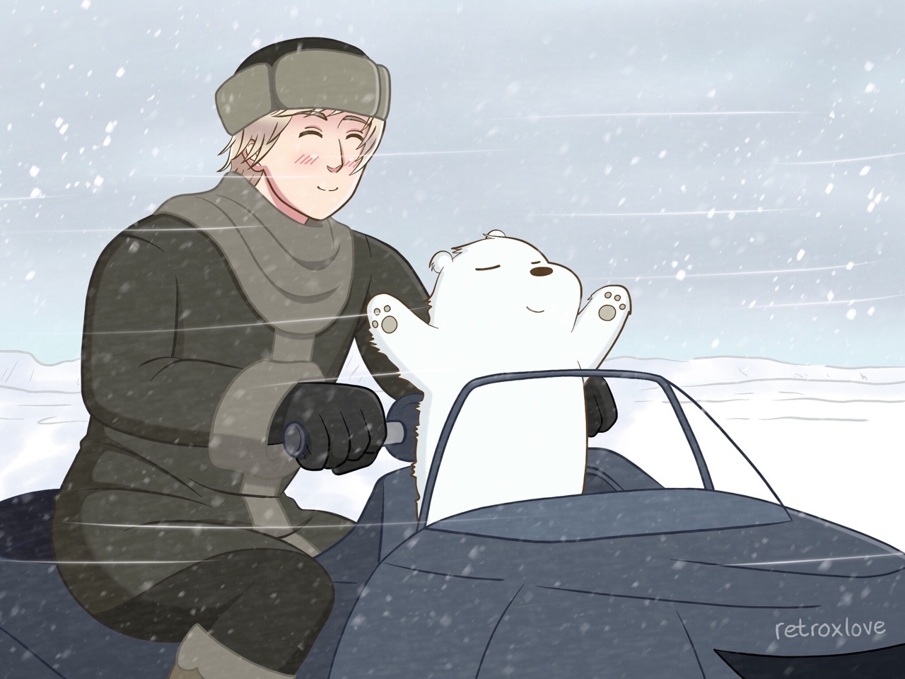 More baby Ice Bear and Ivan (♡ˊ艸ˋ♡)