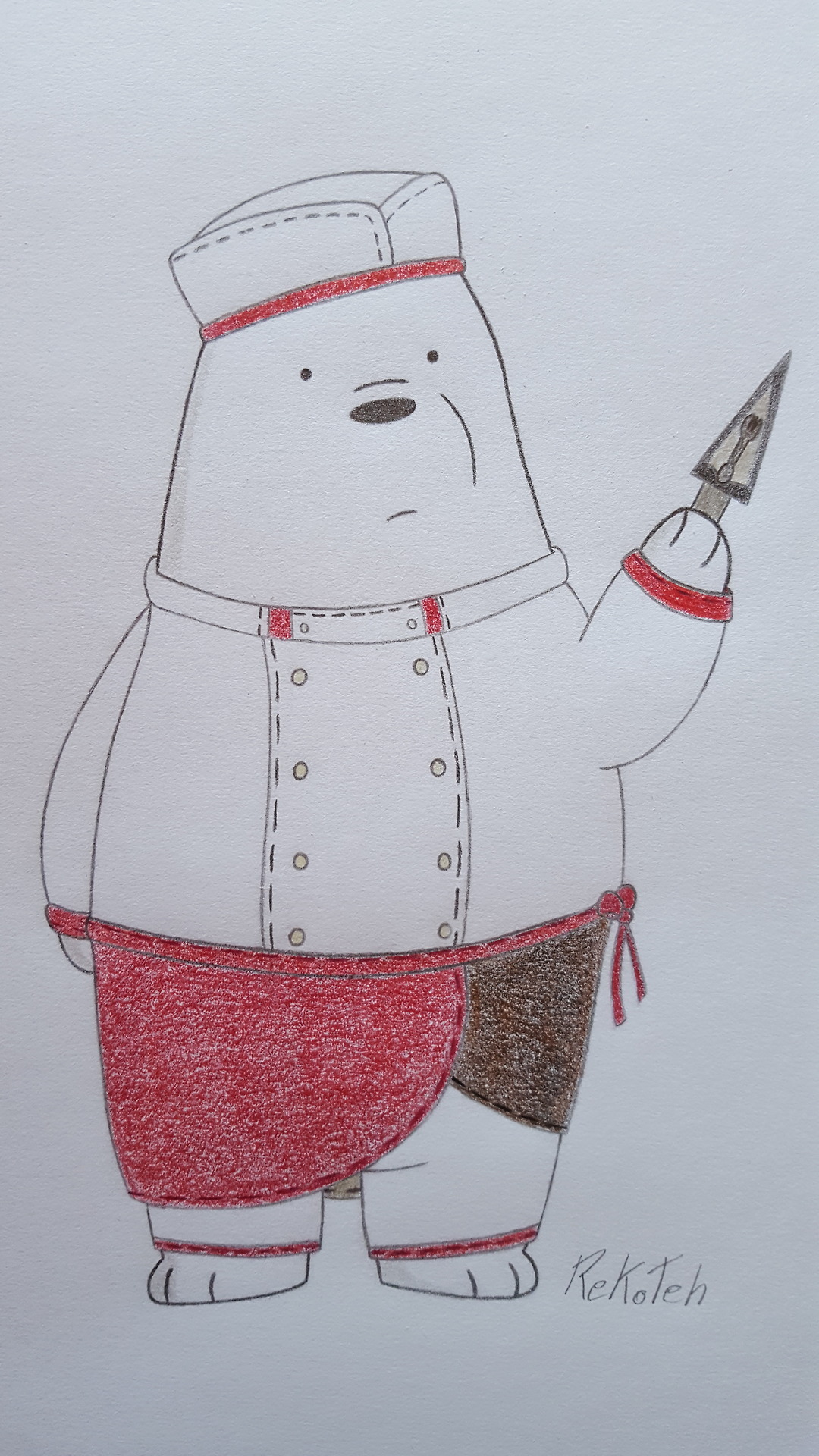 Ice bear´s ready to fight with the most delicious, wonderful and deadly desserts ever made. inspired by the patissier´s job (And the costume of Angelo OVO Panettone) that appears in Bravely Second:...