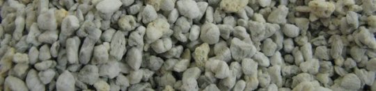 Perlite: Grow medium used in drip systems, aeroponic systems.