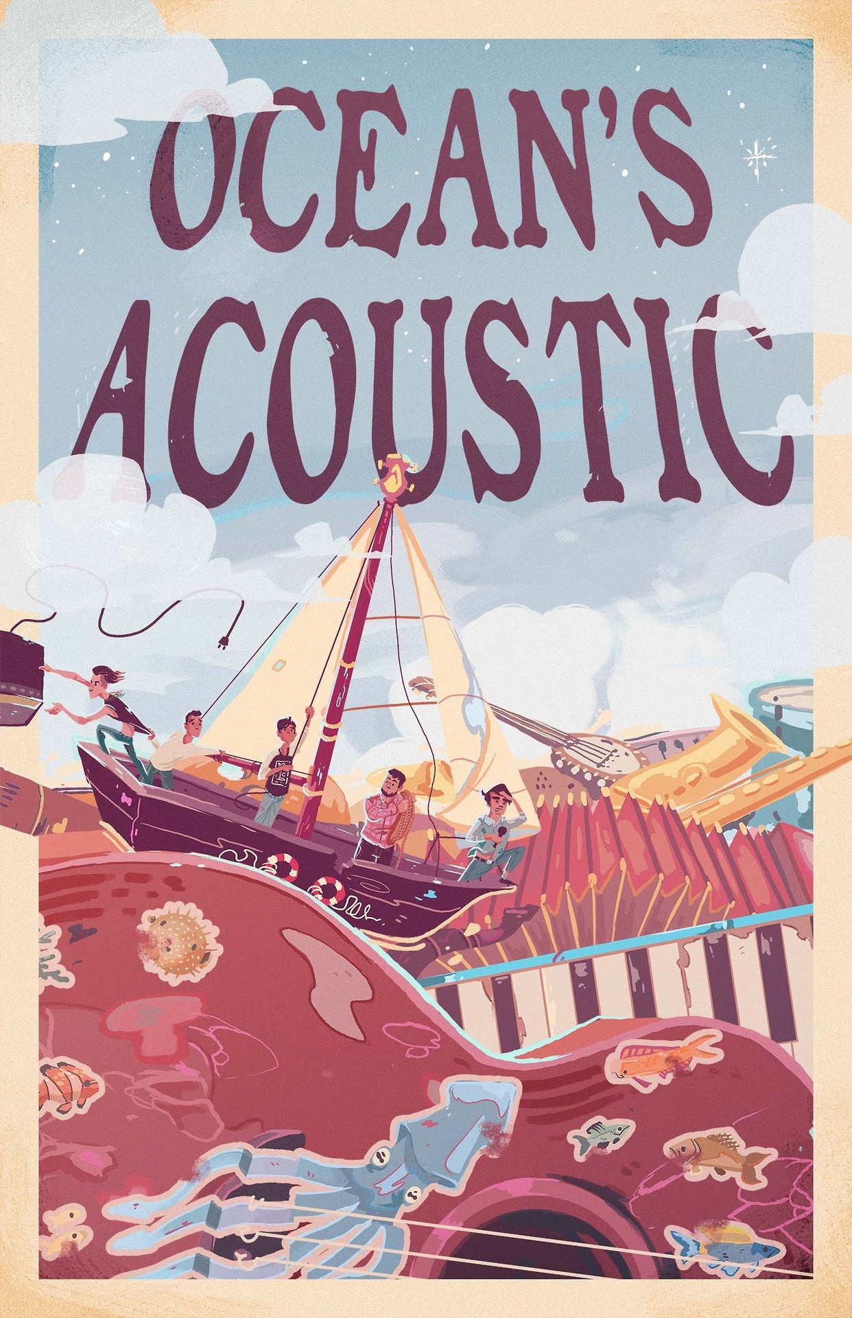 “Ocean’s Acoustic” by Kalegiro(website) Follow them on Tumblr!