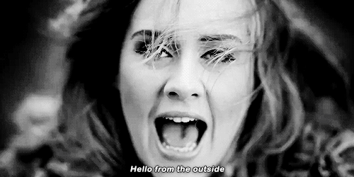 Image result for adele hello gif