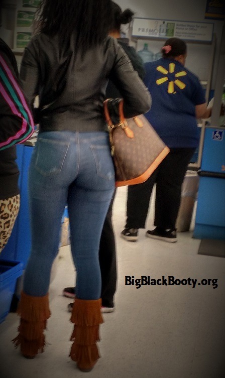 Ebony Booty In Jeans 91