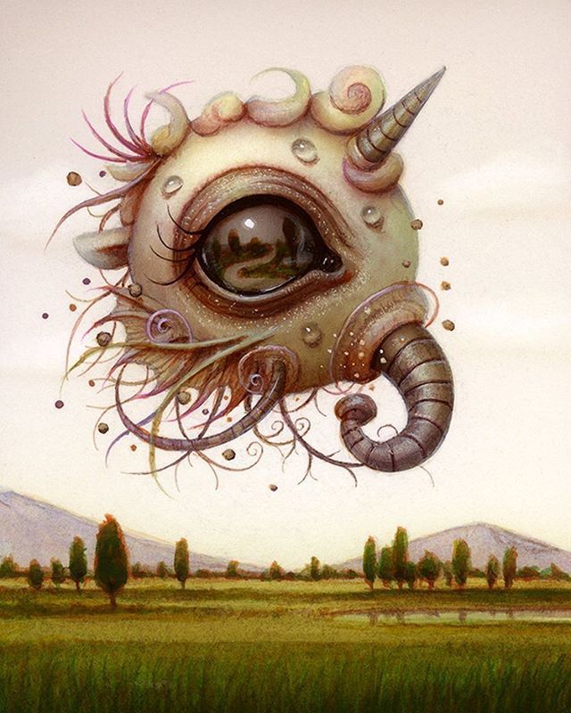 “Lucid Dreamer”
2.8 x 3.5 inches, acrylic on board
http://naotohattori.com