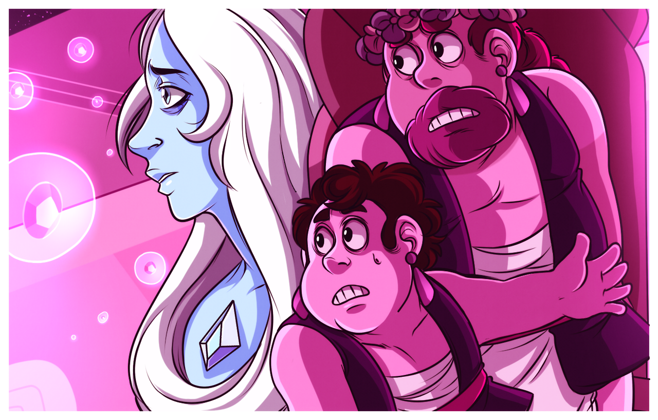 This screencap was begging me to be redrawn (I love it), so here it is!