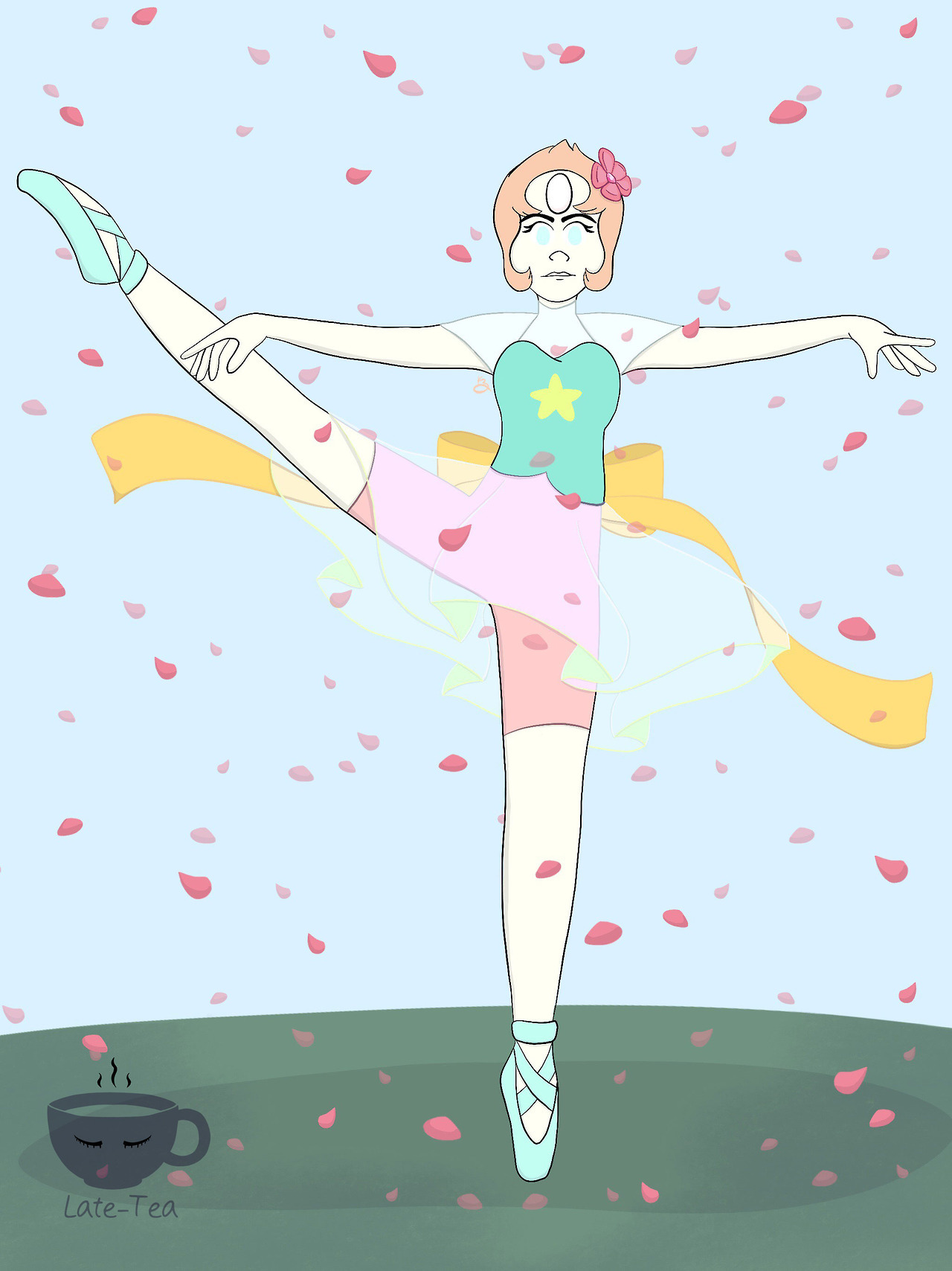 My three dancing Pearls I drew for my dancing pearl series of speed drawings. I uploaded one speed drawing video to my youtube channel, and plan to upload the rest soon!