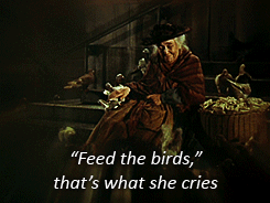 Image result for feed the bird mary poppins gif