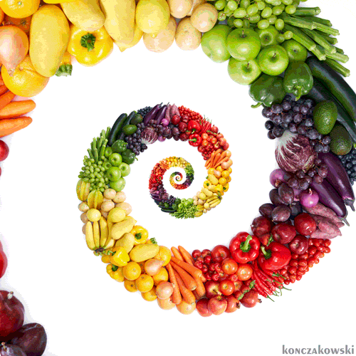 Image result for vegetable rainbow  gif