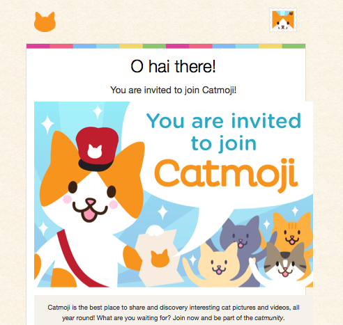 Well, it happened!
I was finally asked to join Catmoji. It’s a place where cat people—in other words, people like me—can have a space of their own to call, “meowine.”
Anyone else on it and, if so, should we be Catmoji friends?