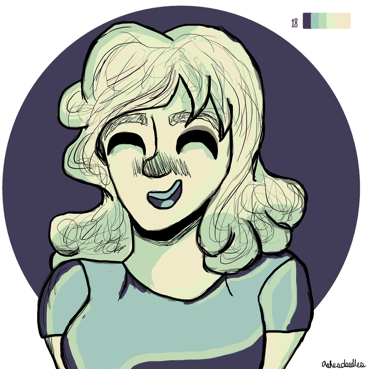 Sadie Miller and 18 for the color palette challenge! Requested by @azarathianscribbles