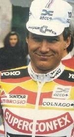‪Tour de Francia'87: 15a etapa entre Tarbes y Blagnac (164 km). Victoria para Rolf Gölf (RFA)(24)(SuperConf) = En la Gral 1r Mottet #x150787 ‬