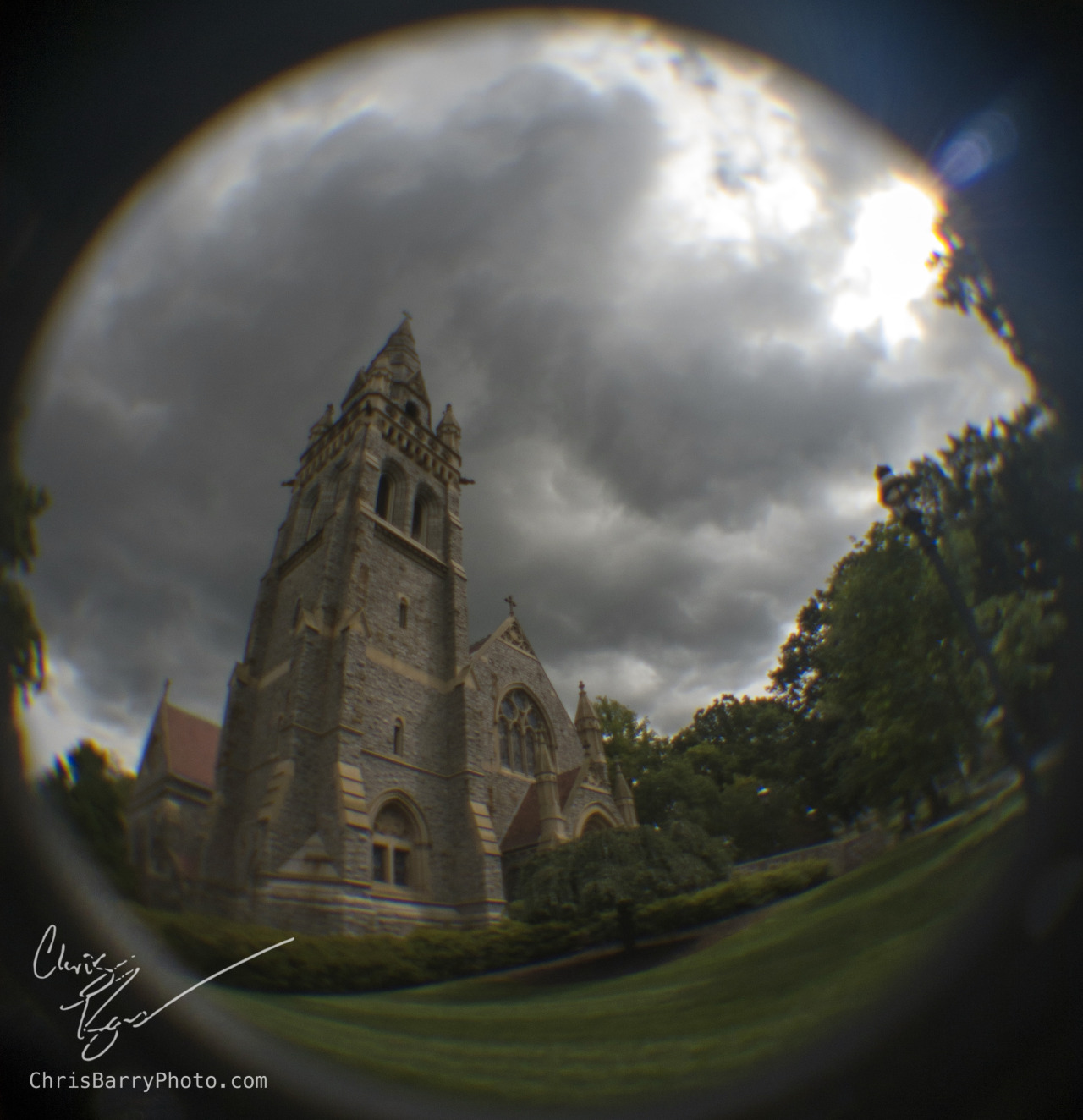 And finishing the fisheyes with Packer Memorial Church