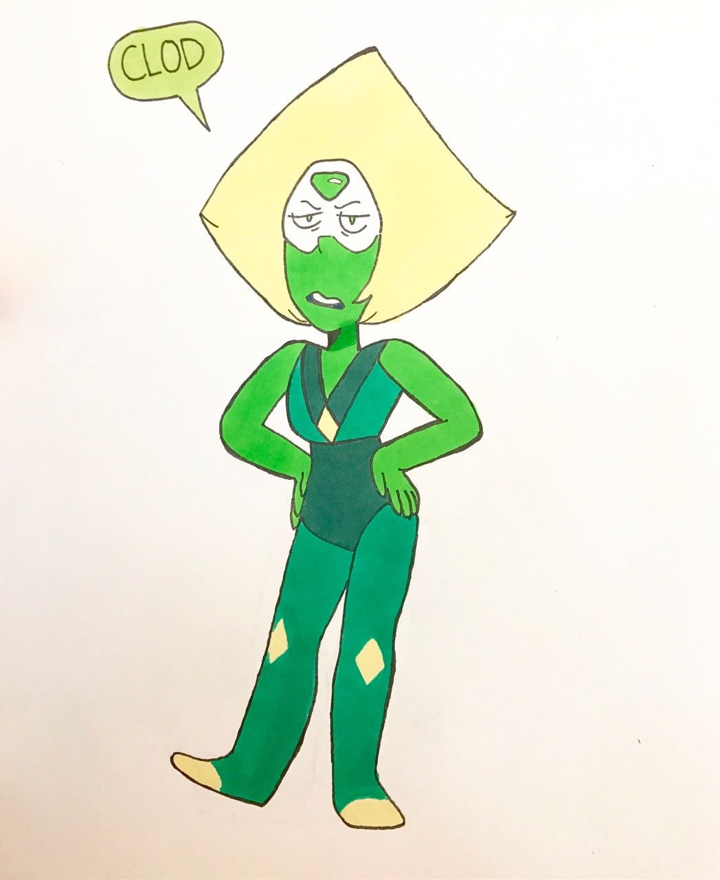 This whole page is gonna be filled with Peridots I just wanted to post this one bc I felt bad for not posting yesterday lmao