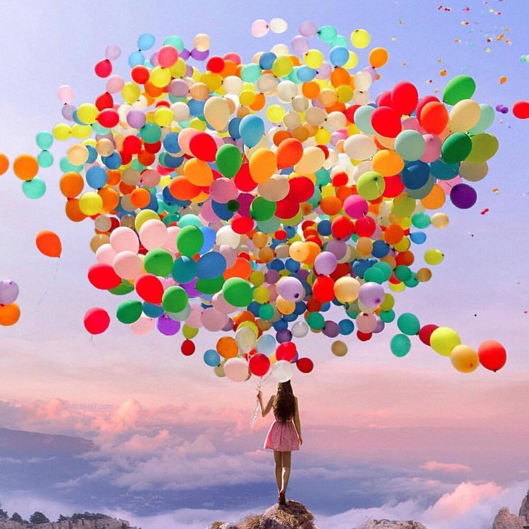 Αποτέλεσμα εικόνας για happy life balloons