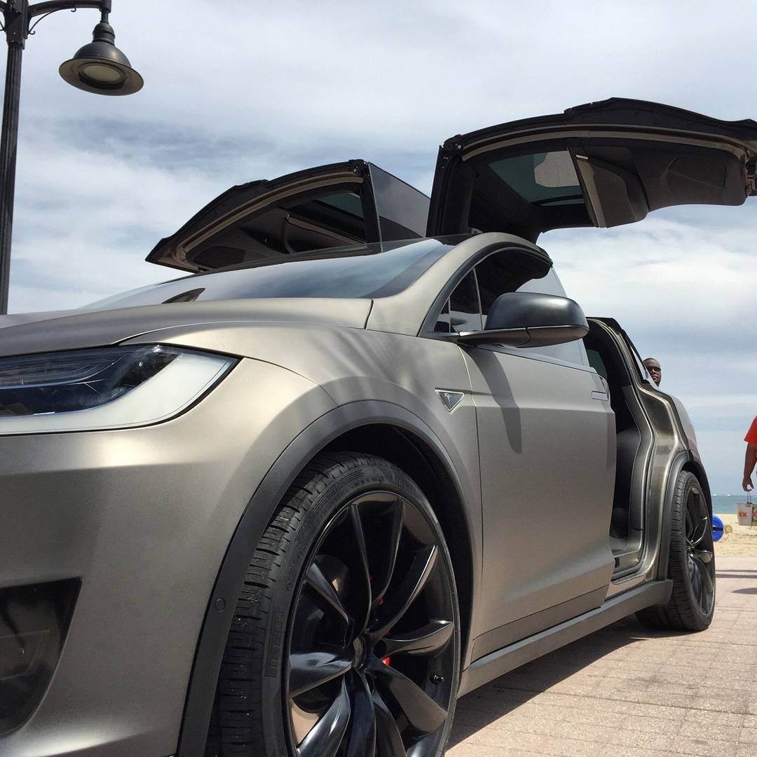 new tesla model x wheels done for