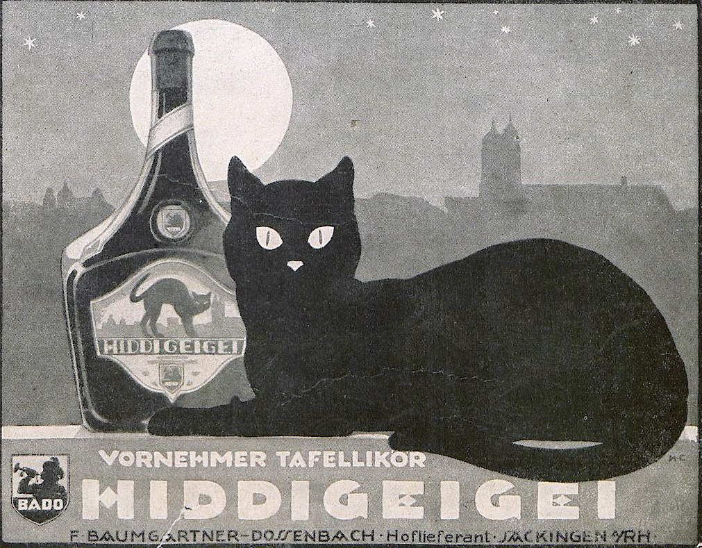 Werbung Vornehmer Tafellikör Hiddigeigei, Heidelberger historische Bestände – digital