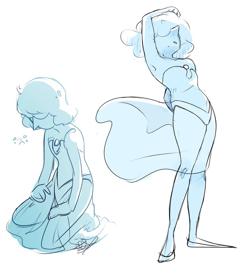 cleaned up sketches w blue pearl