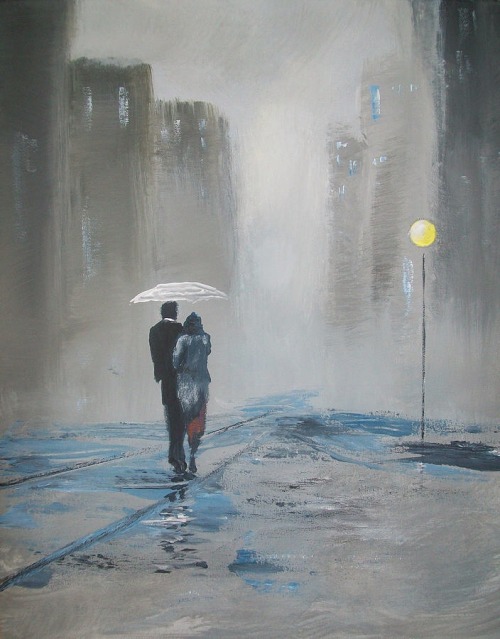 Romance on a rainy day