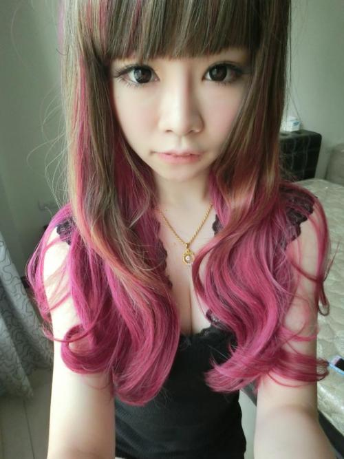 brown hair with pink highlights | Tumblr
 Blonde Hair With Brown Highlights Tumblr