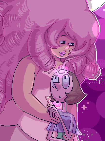 i lied,it Rose x Pearl fusion hope you enjoy