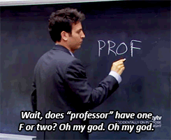 Ted Mosby Professor