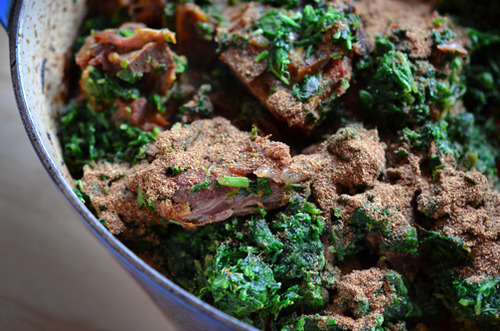 Saag Gosht (Lamb with Spinach Sauce) by Michelle Tam https://nomnompaleo.com