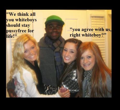 black men get all the white pussy now