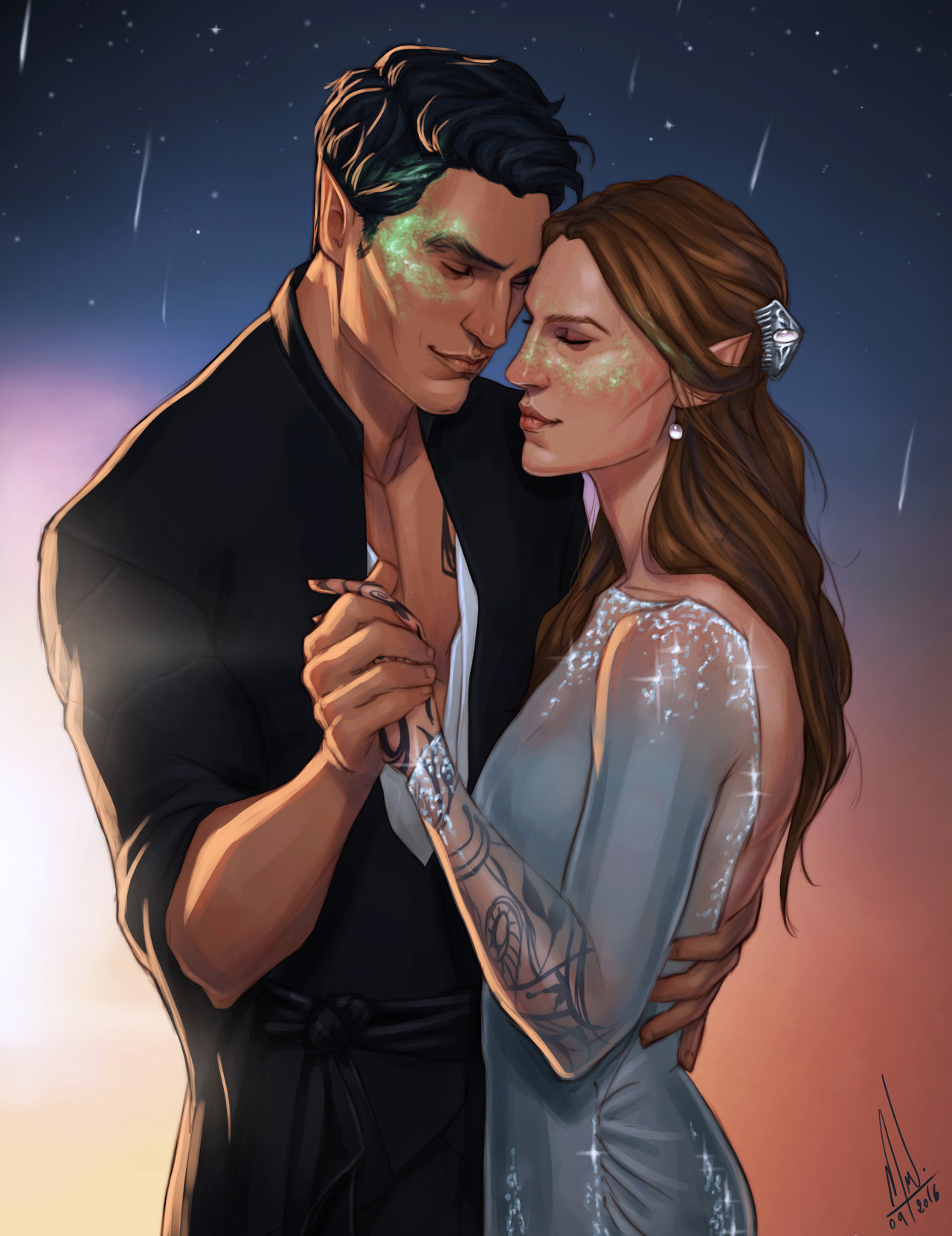 Image result for feyre and rhysand
