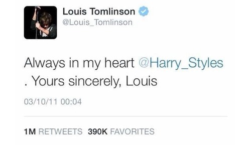 always in my heart harry styles yours sincerely louis | Tumblr