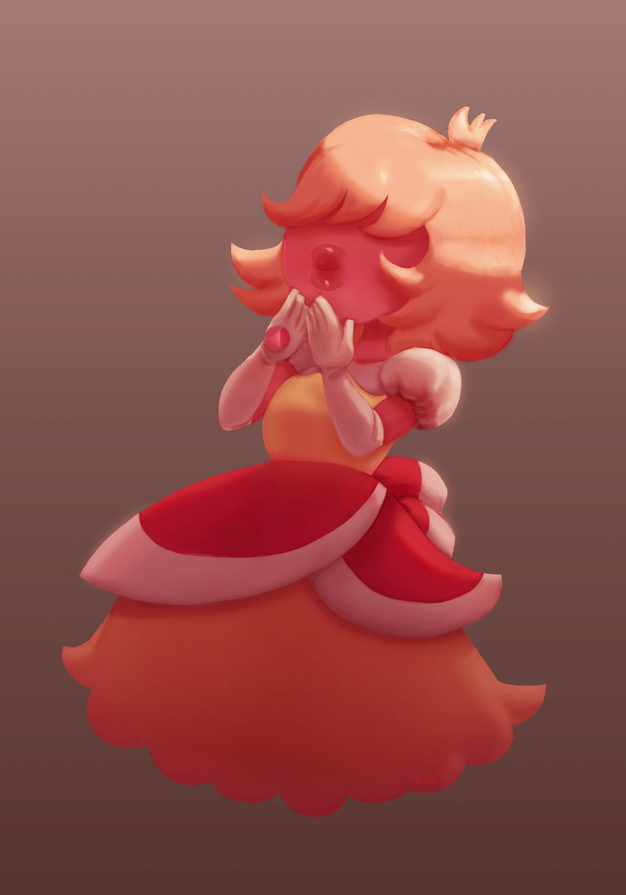 Really quick Padparadscha doodle because I caught up with Steven Universe and she’s just so cute!
