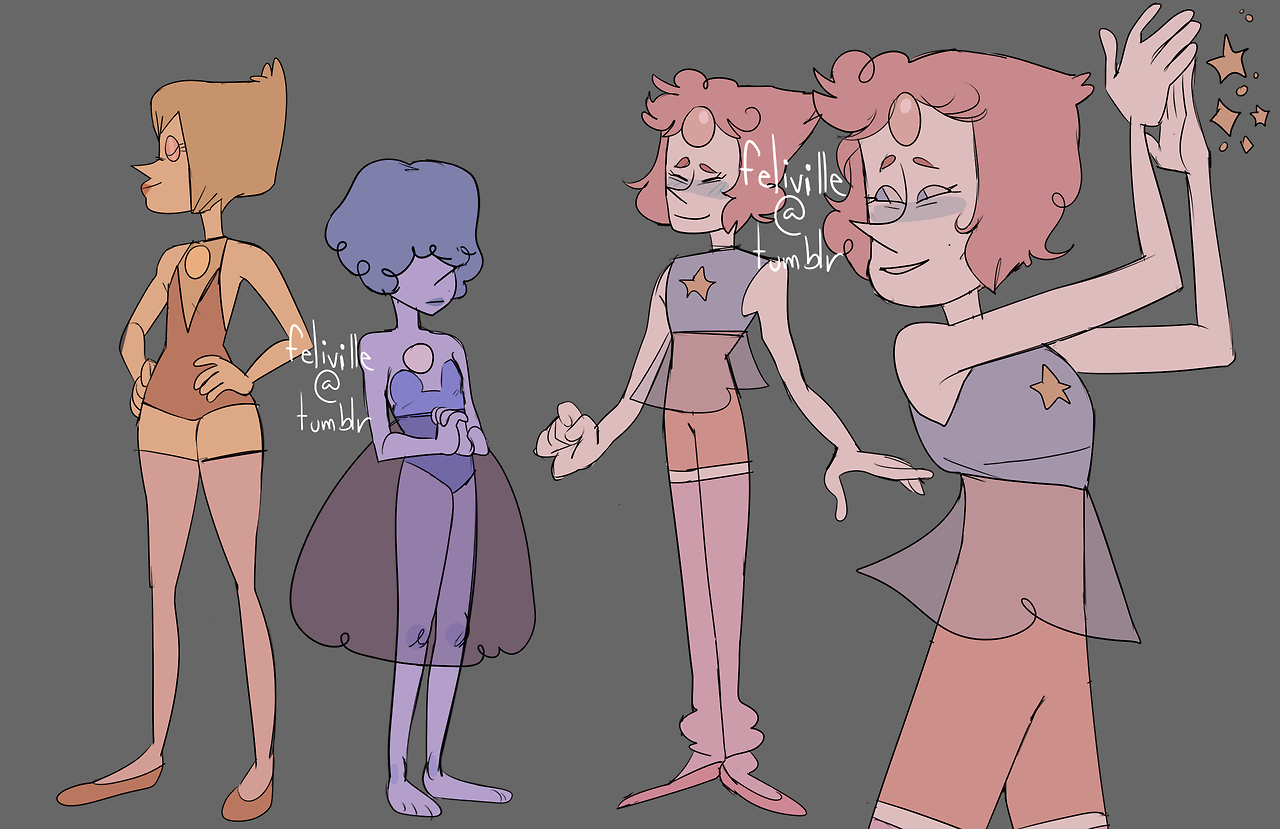 a doodle of the pearls + another bigger pearl just bc yes